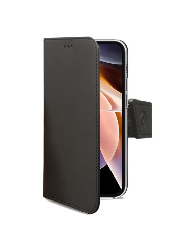 Celly Wally custodia per cellulare 16,8 cm (6.6") Custodia a borsellino Nero