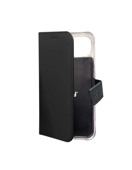 Celly Wally custodia per cellulare 17 cm (6.7") Custodia a borsellino Nero