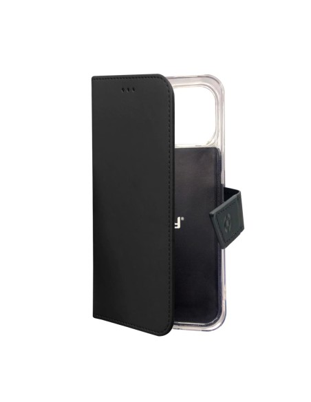 Celly Wally custodia per cellulare 15,5 cm (6.1") Custodia a borsellino Nero