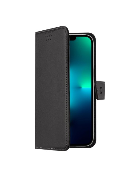 Celly WALLYMAG custodia per cellulare 15,5 cm (6.1") Custodia a borsellino Nero