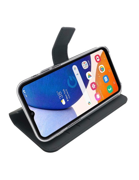 Celly WALLY1035 custodia per cellulare 16,8 cm (6.6") Custodia a borsellino Nero