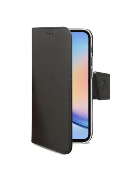 Celly WALLY1036 custodia per cellulare 16,8 cm (6.6") Custodia flip a libro Nero
