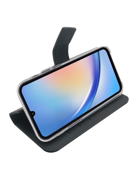 Celly WALLY1036 custodia per cellulare 16,8 cm (6.6") Custodia flip a libro Nero