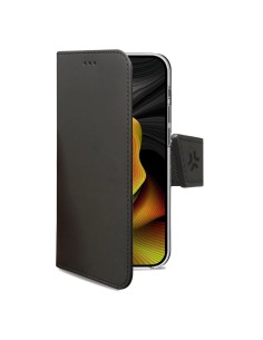 Celly WALLY1056 custodia per cellulare 17 cm (6.7") Custodia a borsellino Nero