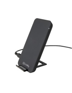 Celly WLFASTSTANDBK Caricabatterie per dispositivi mobili Smartphone Nero dC Carica wireless Interno