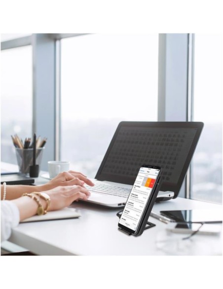 Celly WLFASTSTANDBK Caricabatterie per dispositivi mobili Smartphone Nero dC Carica wireless Interno