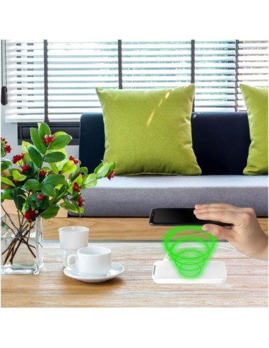 Celly WLFASTSTANDWH Caricabatterie per dispositivi mobili Smartphone Bianco USB Carica wireless Interno