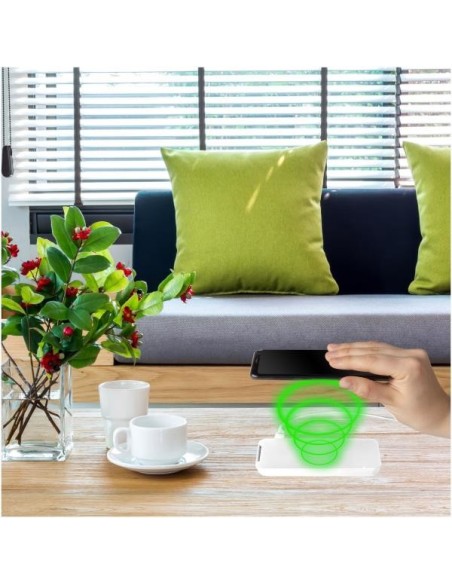 Celly WLFASTSTANDWH Caricabatterie per dispositivi mobili Smartphone Bianco USB Carica wireless Interno