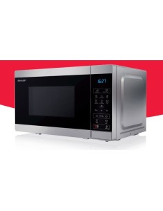 Sharp YC-MS02E-S forno a microonde Argento Solo microonde Superficie piana 20 L 800 W