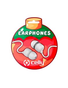 Celly XMASEARBALLWH cuffia e auricolare Cablato In-ear Musica e Chiamate Bianco