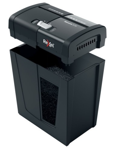 Rexel Secure X10 distruggi documenti Triturazione incrociata 70 dB Nero