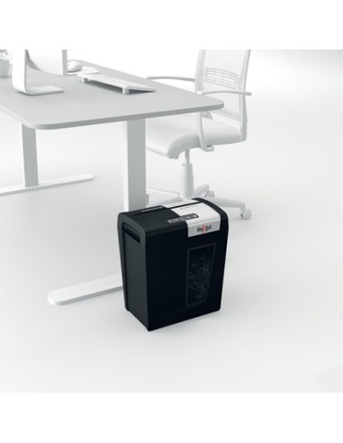 Rexel Secure MC6 distruggi documenti Taglio a frammenti 60 dB Nero, Argento