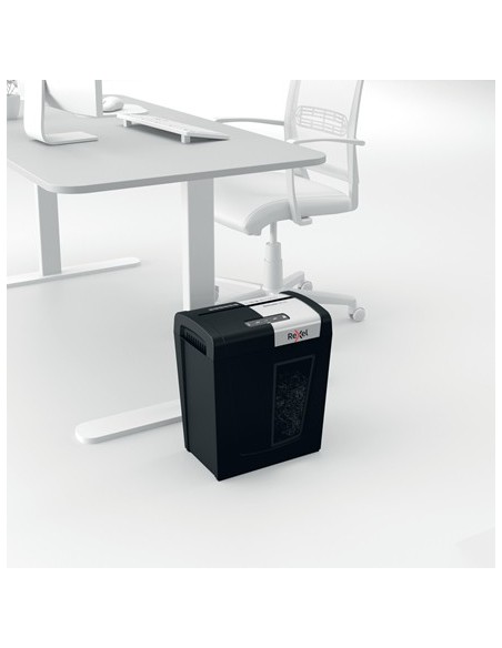 Rexel Secure MC6 distruggi documenti Taglio a frammenti 60 dB Nero, Argento