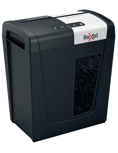Rexel Secure MC6 distruggi documenti Taglio a frammenti 60 dB Nero, Argento