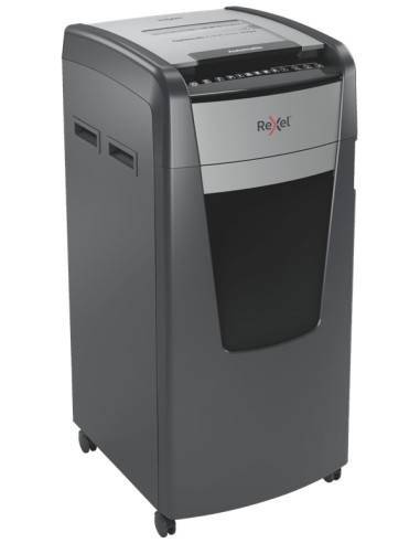 Rexel AutoFeed+ 600M distruggi documenti Taglio a frammenti 55 dB 23 cm Nero, Grigio