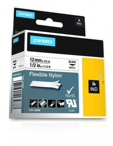 Dymo NASTRO DA 12MMX3.5M NYLON N B D1 RHINOPRO 18488A 0071701184887 MATERIALE DI CONSUMO