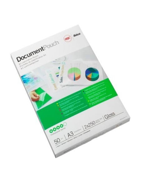 GBC Pouch per plastificazione documenti A3 2x250mic lucide (50) GBC Pouch per plastificazione documenti A3 2x250mic lucide (50)