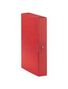 Esselte Eurobox raccoglitore Rosso Cartoncino