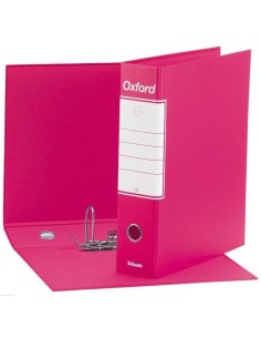 Esselte Registratore Oxford Protocollo Dorso 8 cm Fucsia