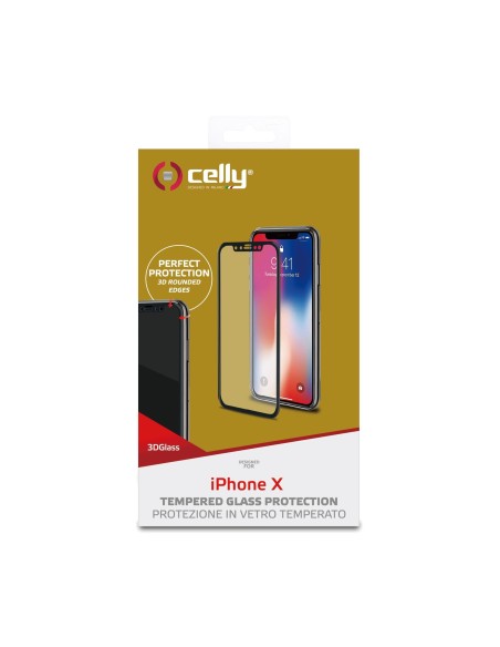 Celly 3D Glass Pellicola proteggischermo trasparente Apple 1 pz