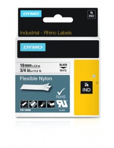 Dymo NASTRO DA 19MMX3.5M NYLON N B D1 RHINOPRO 18489 0071701184894 MATERIALE DI CONSUMO