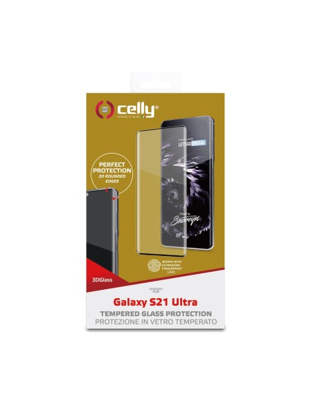 Celly 3DGLASS994BK protezione per lo schermo e il retro dei telefoni cellulari Pellicola proteggischermo trasparente Samsung 1