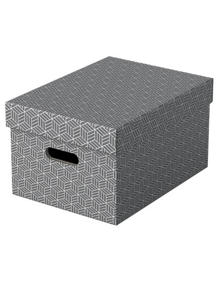 Esselte Aufbewahrungsbox Home M Mittel 3 Stueck Weiss Armadietto portaoggetti Rettangolare Cartoncino Grigio Esselte Aufbewahrungsbox Home M Mittel 3 Stueck Weiss Armadietto portaoggetti Rettangolare Cartoncino Grigio