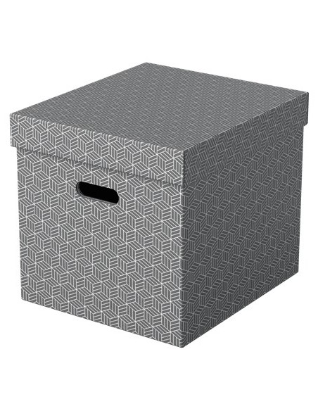 Esselte 628289 scatola di conservazione Armadietto portaoggetti Rettangolare Cartoncino Grigio