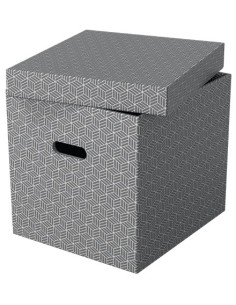 Esselte 628289 scatola di conservazione Armadietto portaoggetti Rettangolare Cartoncino Grigio 2