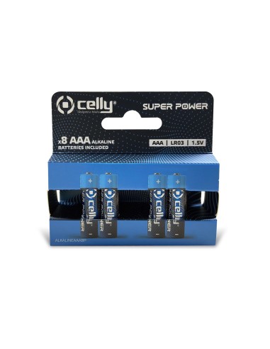 Celly ALKALINEAAA8P batteria per uso domestico Batteria monouso Mini Stilo AAA Alcalino