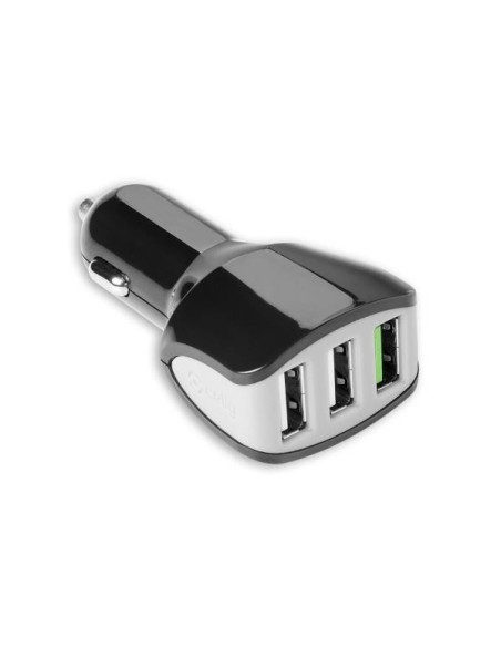 Celly CC3USBTURBOBK Caricabatterie per dispositivi mobili Universale Nero Accendisigari Auto