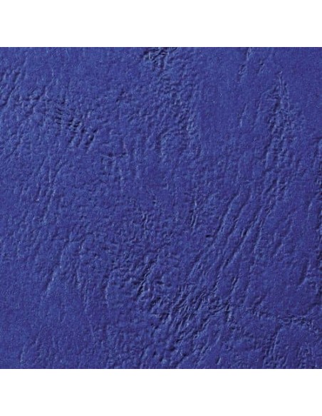 GBC Copertine rilegatura LeatherGrain 250 gsm blu royal (100)