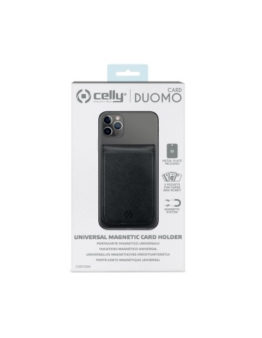 Celly CARDDBK accessorio per smartphone e telefoni cellulari Supporto per carta