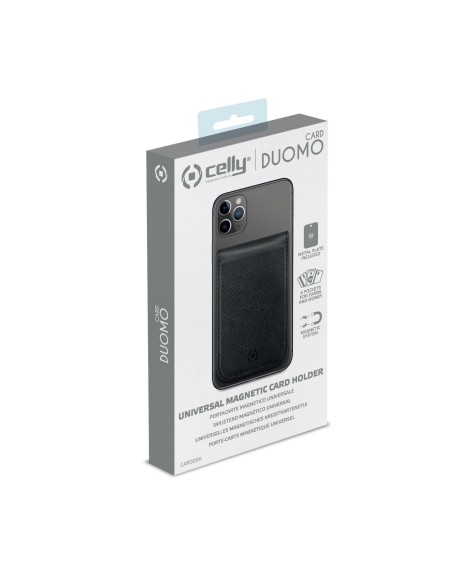 Celly CARDDBK accessorio per smartphone e telefoni cellulari Supporto per carta