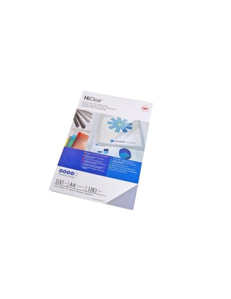 GBC Copertine rilegatura HiClear A4 PVC 240mic ultra trasp (100)