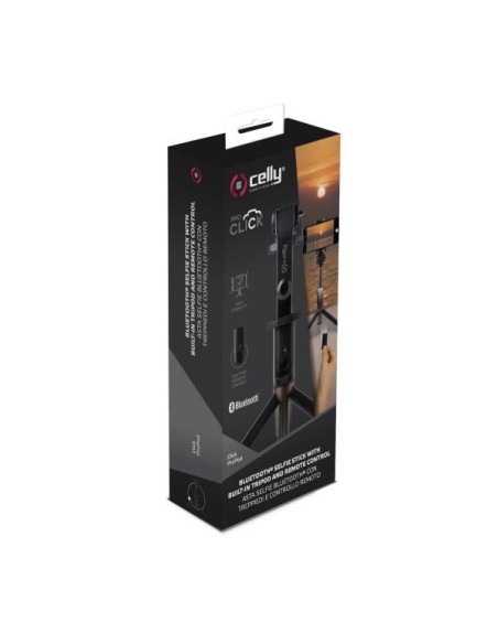 Celly Click Propod bastone per selfie Smartphone Nero