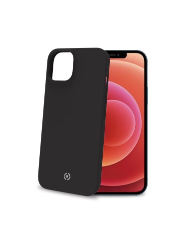 Celly Cromo custodia per cellulare 17 cm (6.7") Cover Nero