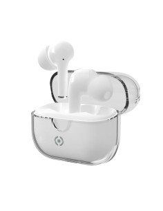 Celly CLEAR Cuffie True Wireless Stereo (TWS) In-ear Musica e Chiamate USB tipo-C Bluetooth Bianco