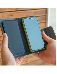 Celly Duomo XL custodia per cellulare 14,7 cm (5.8") Custodia flip a libro Nero 2