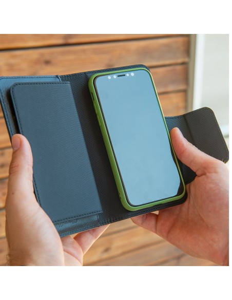 Celly Duomo XL custodia per cellulare 14,7 cm (5.8") Custodia flip a libro Nero