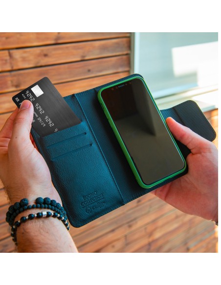 Celly Duomo XL custodia per cellulare 14,7 cm (5.8") Custodia flip a libro Nero