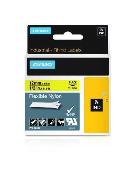 Dymo NASTRO DA 12MMX3.5M NYLON N G D1 RHINOPRO 18490A 0071701184900 MATERIALE DI CONSUMO