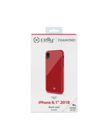 Celly Diamond custodia per cellulare 15,5 cm (6.1") Cover Rosso