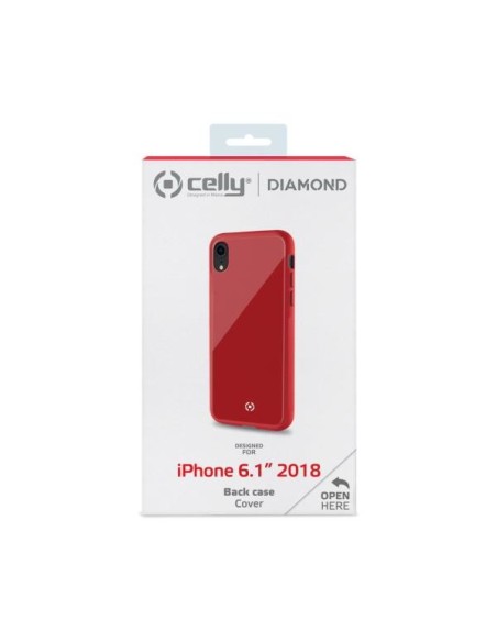 Celly Diamond custodia per cellulare 15,5 cm (6.1") Cover Rosso Celly Diamond custodia per cellulare 15,5 cm (6.1") Cover Rosso