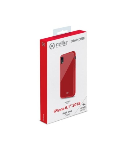 Celly Diamond custodia per cellulare 15,5 cm (6.1") Cover Rosso