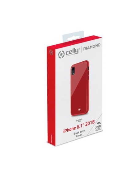 Celly Diamond custodia per cellulare 15,5 cm (6.1") Cover Rosso Celly Diamond custodia per cellulare 15,5 cm (6.1") Cover Rosso