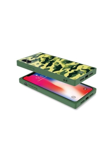 Celly Diamond Square custodia per cellulare 14,7 cm (5.8") Cover Mimetico, Verde