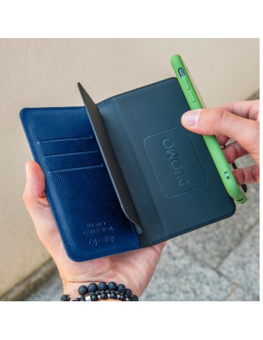 Celly Duomo custodia per cellulare 16,5 cm (6.5") Custodia a borsellino Blu