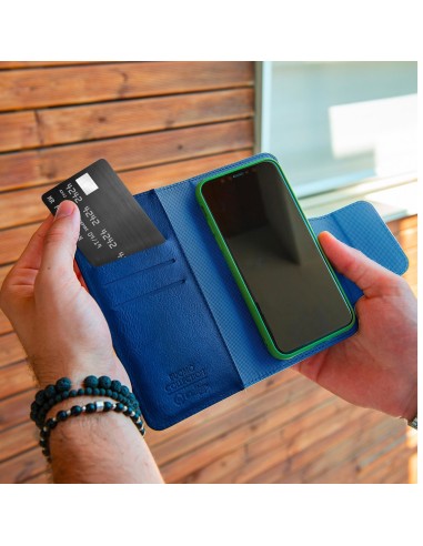 Celly Duomo custodia per cellulare 16,5 cm (6.5") Custodia a borsellino Blu