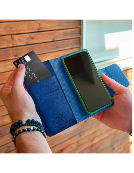 Celly Duomo custodia per cellulare 16,5 cm (6.5") Custodia a borsellino Blu